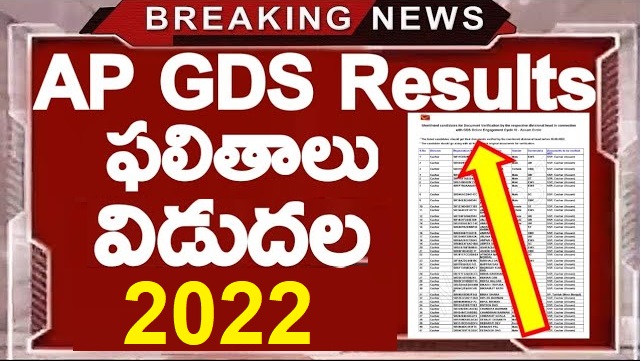 AP Postal GDS Results 2022 Download PDF – AP Gramin Dak Sevak Shortlist Candidates – GDS Cut off marks 2022 